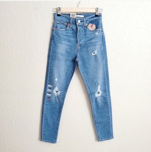 Levi's WEDGIE High Rise Skinny Jeans - Picture 2 of 5